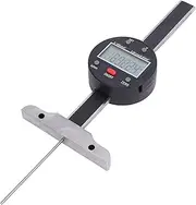 LOCADENCE Electronic Depth Gauging, LCD Display 100mm 4in Range Digital Electronic Indicator, 0.001mm 0.00005in Accuracy Thin Rod Digital Depth Meter for Cars,Trucks