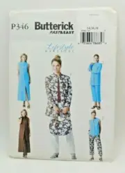 Butterick Fast & Easy 2004 Sewing Pattern P346 Size 14-18 Uncut