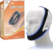 Anti Snoring Chin Strap - Sleeping Aids for Snoring Prevention & Effective Breathing - for Men & Women - by Mobi Lock (BASIC)