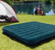 Intex 10" Queen Standard Durabeam Inflatable Airbed Camping Guest Mattress Bed