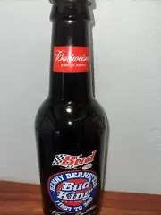 Vintage Budweiser 15” Bud King Kenny Bernstein First To 300 Collectible Bottle