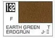 Lacquer Based Flat Earth Green 10ml Bottle (6/Bx)
