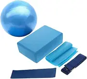 Abaodam 1Set Portable Yoga Gear Supplies Fitness Accessories Kit with Ball and Handstand Block for Strength Balance and Coordination Exercises