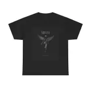 Nirvana T-shirt grunge retro graphic vintage Woodstock Unisex Heavy Cotton Tee
