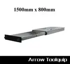 1500 x 800 Aluminium Ute Tray Toolbox Under Tray Trundle Sliding Drawer