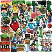 50PC Minecraft Stickers Birthday Party Favors Lolly Loot Bag Fillers Gift