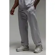 Mens Grey Man Active Training Dept Oversized Washed Jogger