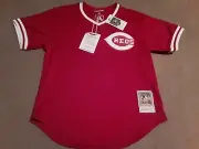 Mitchell & Ness 1983 Johnny Bench Cincinnati Reds Authentic Coopestown BP Jersey