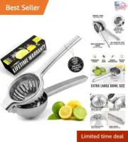 Efficient Handheld Lemon Juicer - Space-Saving Design for Easy Citrus Extraction