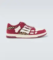 [Amiri] Amiri Leopard Skel Top Low leather sneakers AU 6 multicoloured