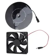Solar Panel Powered Exhaust Fan 10W Energy Saving Ventilation for Greenhouse