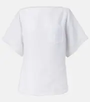 [Loro Piana] Loro Piana Linen T-shirt AU 10 white