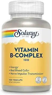 Solaray B Complex Supplement, 100mg, 100 Count
