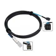 12Gbps Mini SAS SFF-8644 with IC to SAS SFF-8643 Server Connection Cable 2M