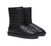 EVERAU® Nappa Sheepskin Short Boots Women Howey