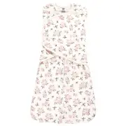 Infant Girl Convertible Swaddle Sleep Sack, Neutral Pink Floral, 0-3 Months