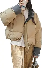[Generic] Women's Short Coat Lightweight Casual Quilted Sunscreen Jacket Spring Sunshade Zipper Coats