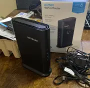 NETGEAR AX1600 WiFi 6 Router RAX5 Dual Band Gigabit 1.6Gbps Open Box