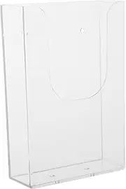 TEHAUX 3pcs Display Stand Display Organizer Vinyl Shelf Organiser Garbage Magazine File Holder Wall Mounted Magazine Rack Mail Organizer Hanging File Organizer Wall Sticker Transparent