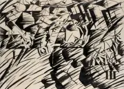Umberto Boccioni : States of Mind, Those Who Go : Archival Quality Art Print