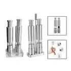 2Pcs Seasoning Mill Spice Graters Manual Pepper Grinder for BBQ Picnics Home