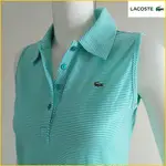 日本二手衣✈️LACOSTE 日本製 無袖 POLO衫 女42號 排汗衫 露肩上衣 LACOSTE 鱷魚牌 A1802R