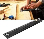 Drawing Ruler, Aluminum Alloy Straight Ruler 25cm, Precise Scale, Professional Measuring Tool for Woodworking, Drawing Accurate Measurement Professional Grade