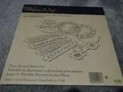 PAMPERED CHEF PLATE ART AND STENCIL SET # 1536