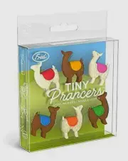 World Market Set of 6 Silicone Llama Wine Glass Markers Party Favors