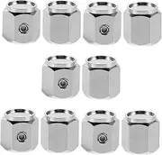 MAGICLULU 10pcs Durable Metal Tire Valve Caps for Cars Suvs Motorcycles Theft Dustproof Stem Covers Fit Enhanced Aesthetic Appeal for Vehicle Protection