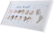 Unique Milestone Frame Handprint Footprint Kit Newborn Decor for Nursery