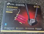 TP-Link WiFi 6E Intel AXE5400 PCIe Adaoter WiFi Card for PC Archer TXE75E - NEW