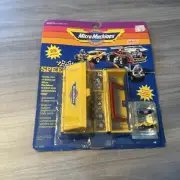 Micro Machines 1990 Speed Shop Yellow Tool Box Pit Kit Brand New Sealed