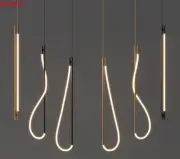 Creative Linear Drop Pendant Down Light Art Home Decorate Lights Lamp Chandelier