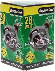 Halogen Heat Lamp Daylight 28W Eqv 40W E27 Kongs Reptile Light Vivarium Health