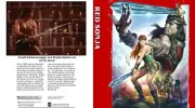 RED SONJA 1985 CUSTOM replacement Blu-ray Cover W/ Empty Case DEMO ART
