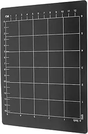 ADOCARN Magnetic Cutting Mat with Grid Black Magnetic Board for Crafts Die Cutting Machines Quick Setup Stable Design Enhances Efficiency for DIY Projects