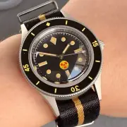 20ATM 40mm Retro Pilot 50-Fathoms Sapphire Japan NH35A Automatic Men WristWatch