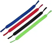 [SEWACC] 4 Pairs Skid Glasses Strap Holders Sbr Material Retainers for Sports Comfortable Secure Head