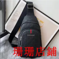 在飛比找蝦皮購物優惠-珊珊二手/GUCCI/古馳男士腰包 男包胸包 中性款 男款 