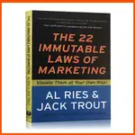 英文原版 THE 22 IMMUTABLE LAWS OF MARKETING22條商規AL RIES定位之父