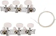 Generic 3R3L Guitar String Tunes Tuning Pegs Keys&Nylon Strings for Classical Guitar Musical Instrument Parts