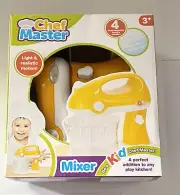 Kid Chef Master- Battery operated Mixer Light & Motion Pretend Play New