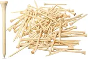 250 Pack Professional Bamboo Golf Tees - Stronger Than Wooden Golf Tees Biodegradable & Less Friction