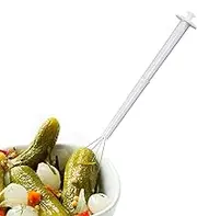 Pickle Fork Tool 4-Zag Pickle Pickle Pincher Utensil Stainless Steel Fork Pickle Picking Tool Pickle Jar Utensil Kitchen Pickle Fork Restaurant Pickle Tool Pickle Grabber Tool Pickle Pincher for