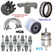 Tune Up Kit Filters Cap Wire Plugs For DODGE MONACO V8 5.2L; Metal 1975-1978