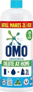 OMO Laundry Liquid Dilute at Home Refill Sensitive 665mL (40 Washes)