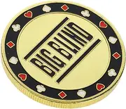 KONTONTY Poker Chip Holder Poker Dealer Button Poker Game Tokens Poker Tokens Gambling Tokens Poker Gambling Tokens