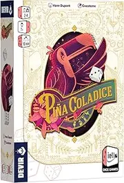 Devir - Pineapple Coladice, Dice Game, Fun and Interactive, Dice Bases, 2-4 Players, 8 Year Game (BGPINTR)