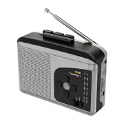 Cassette Player Portable AM FM Radio Walkman Recorder Convert MP3 Micro SD Card Built Mic Speaker Voice 2AA Battery USB Power Audio Device